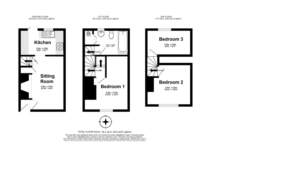 Floorplan for Deal, Kent