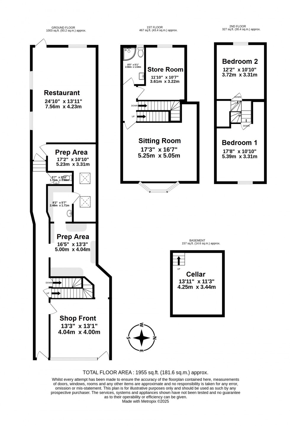 Floorplan for Deal, Kent