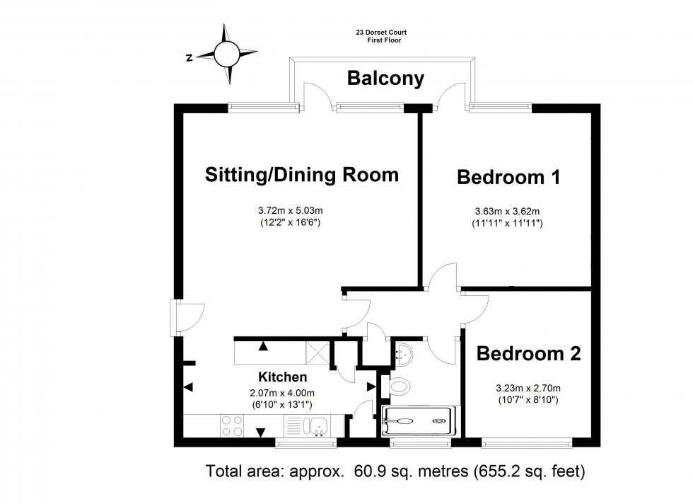 Floorplan for Walmer, Deal