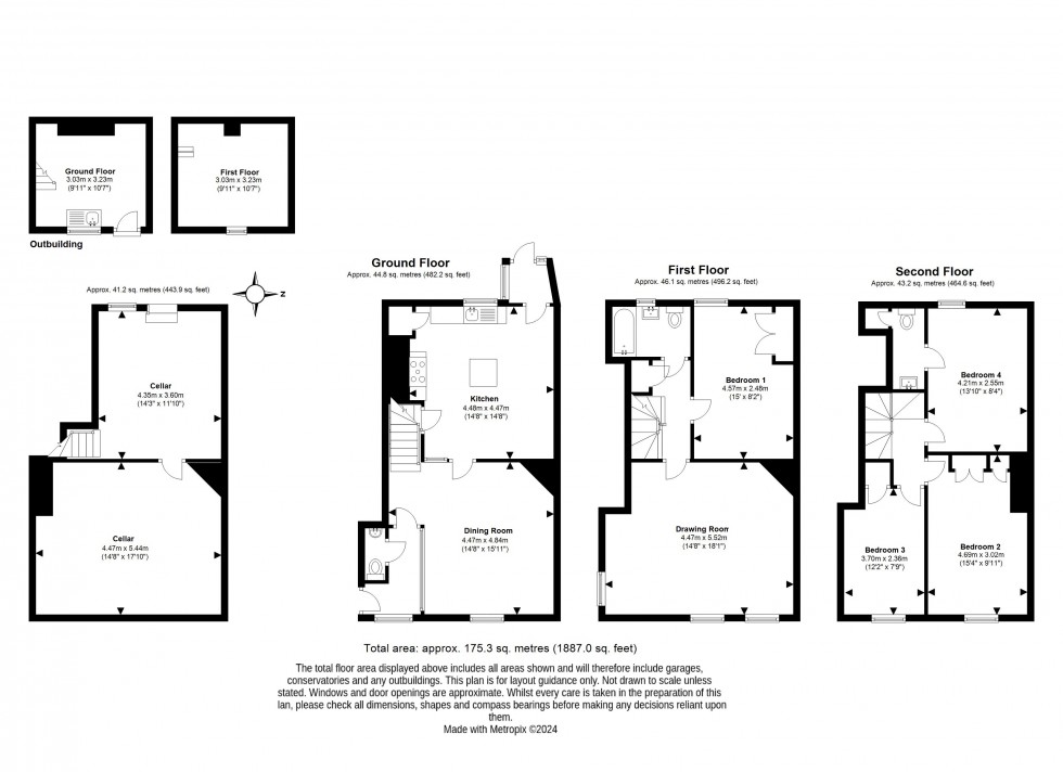 Floorplan for Deal, Kent