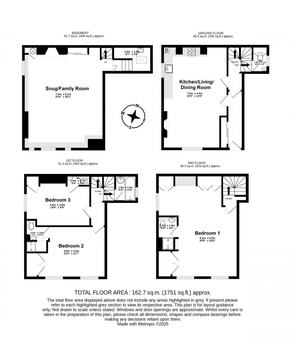 Floorplan for Deal, Kent