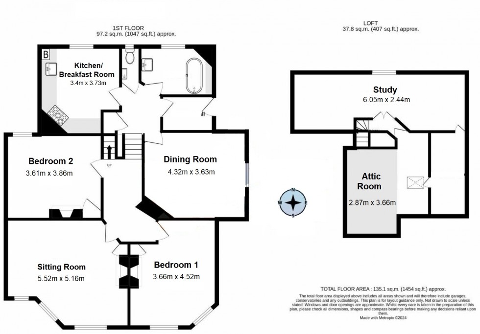 Floorplan for Godwyn Road, Deal