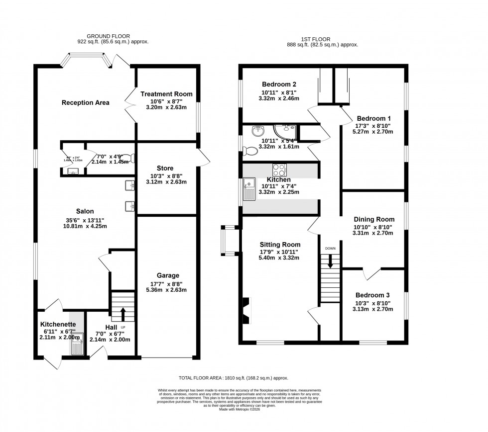Floorplan for London Road, Deal, Kent