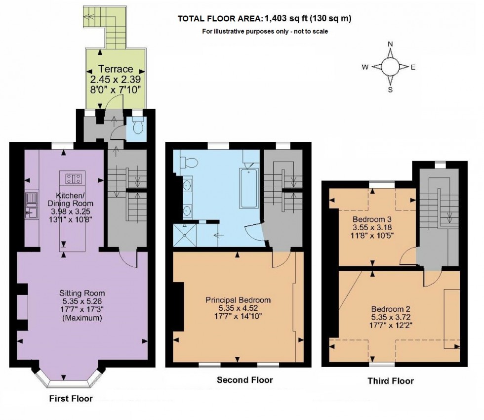 Floorplan for Deal, Kent