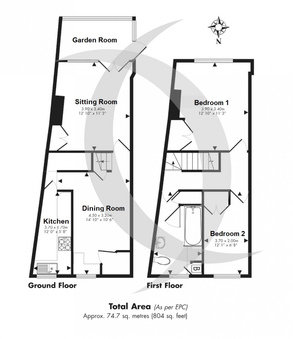 Floorplan for Deal, Kent