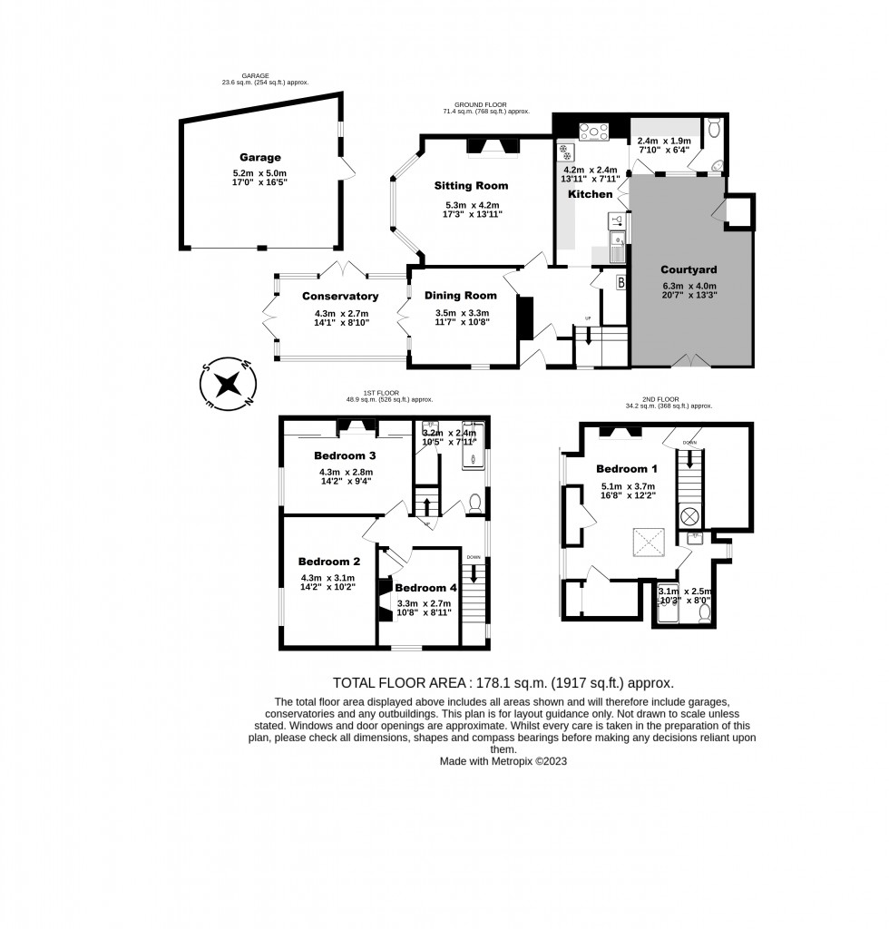 Floorplan for Walmer, Deal, Kent