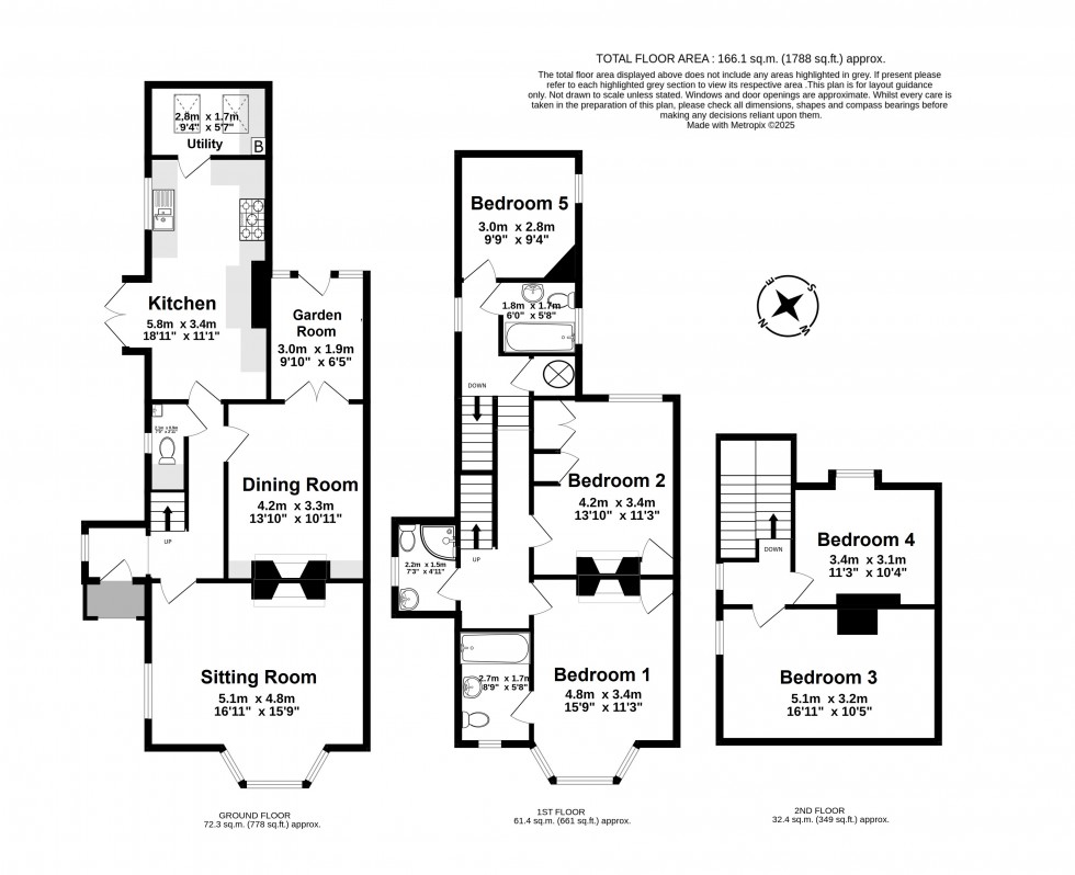 Floorplan for Gladstone Road, Walmer, Deal