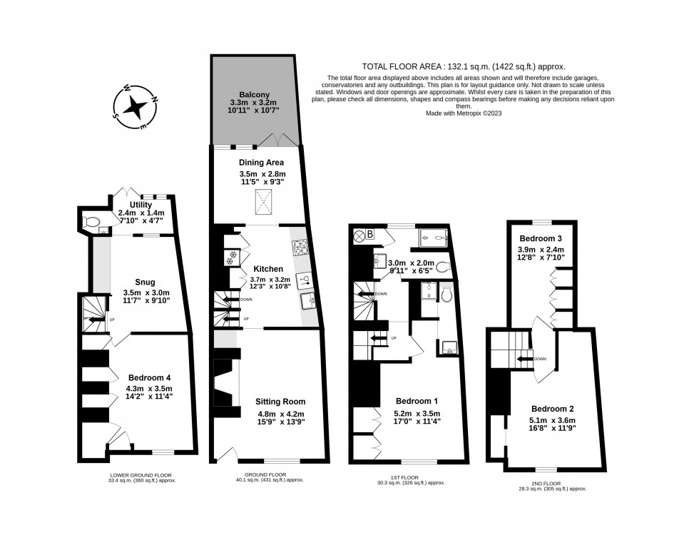 Floorplan for Deal, Kent