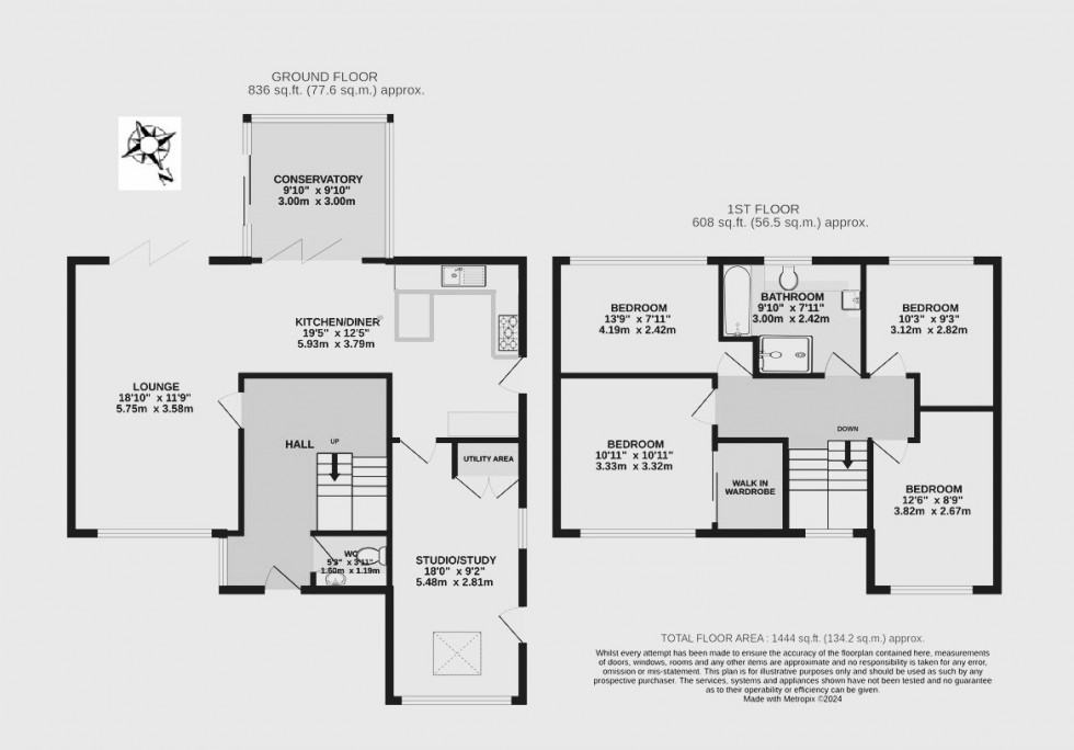 Floorplan for Kingsdown, Deal