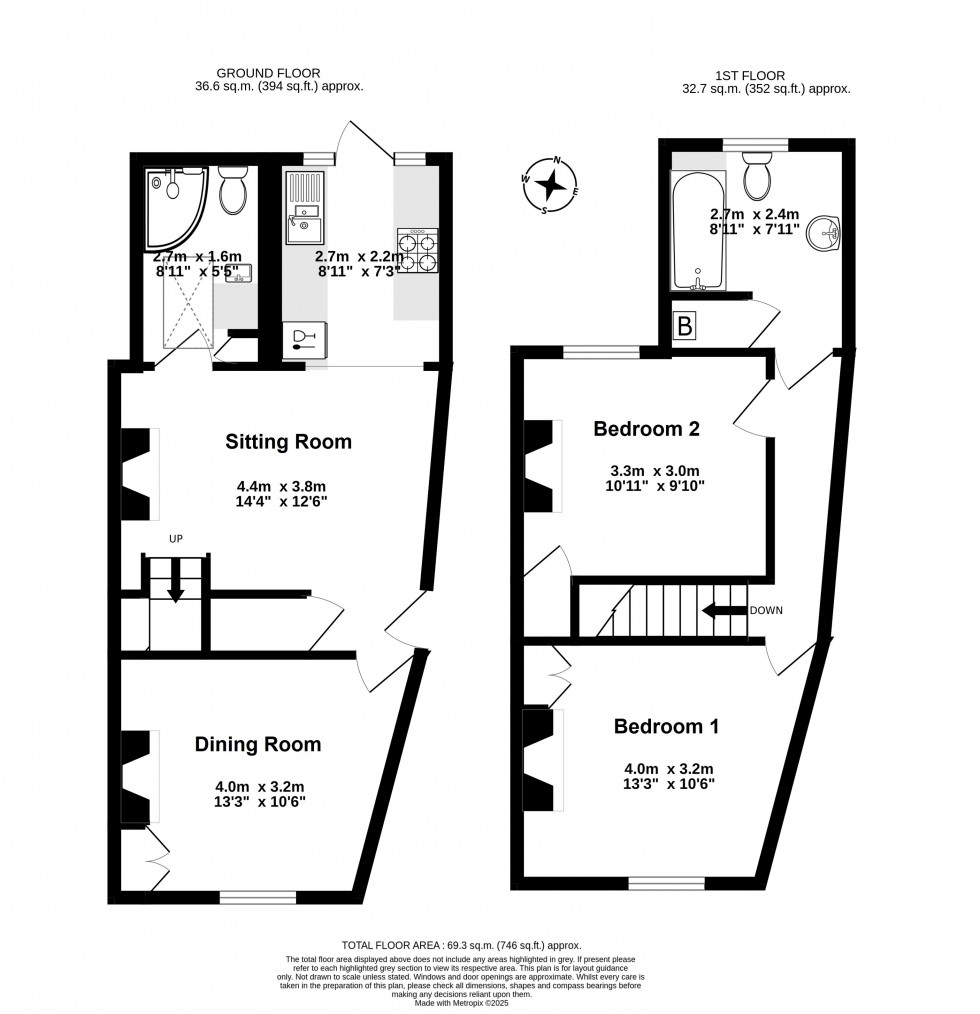 Floorplan for Deal, Kent