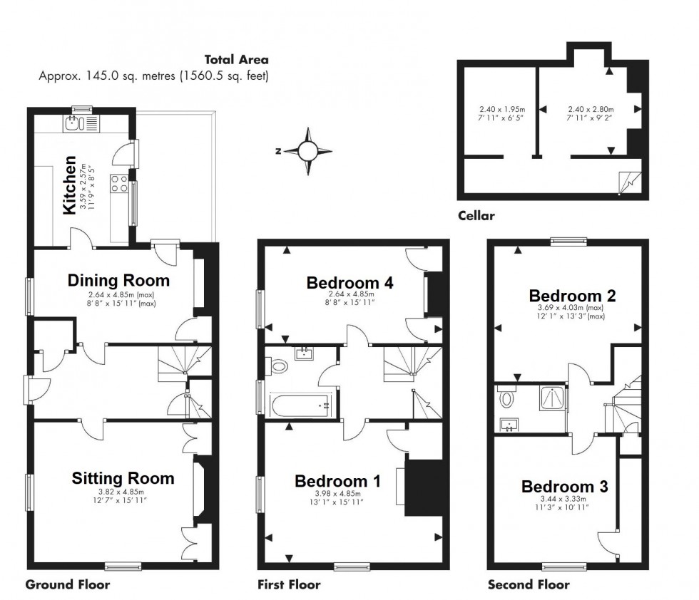 Floorplan for Deal, Kent