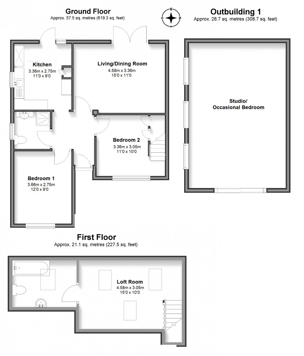 Floorplan for Deal, Kent