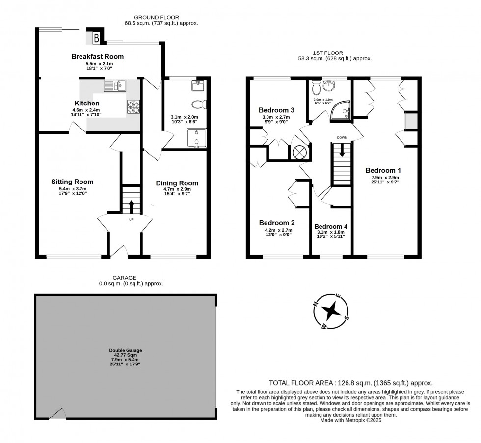 Floorplan for Walmer, Deal