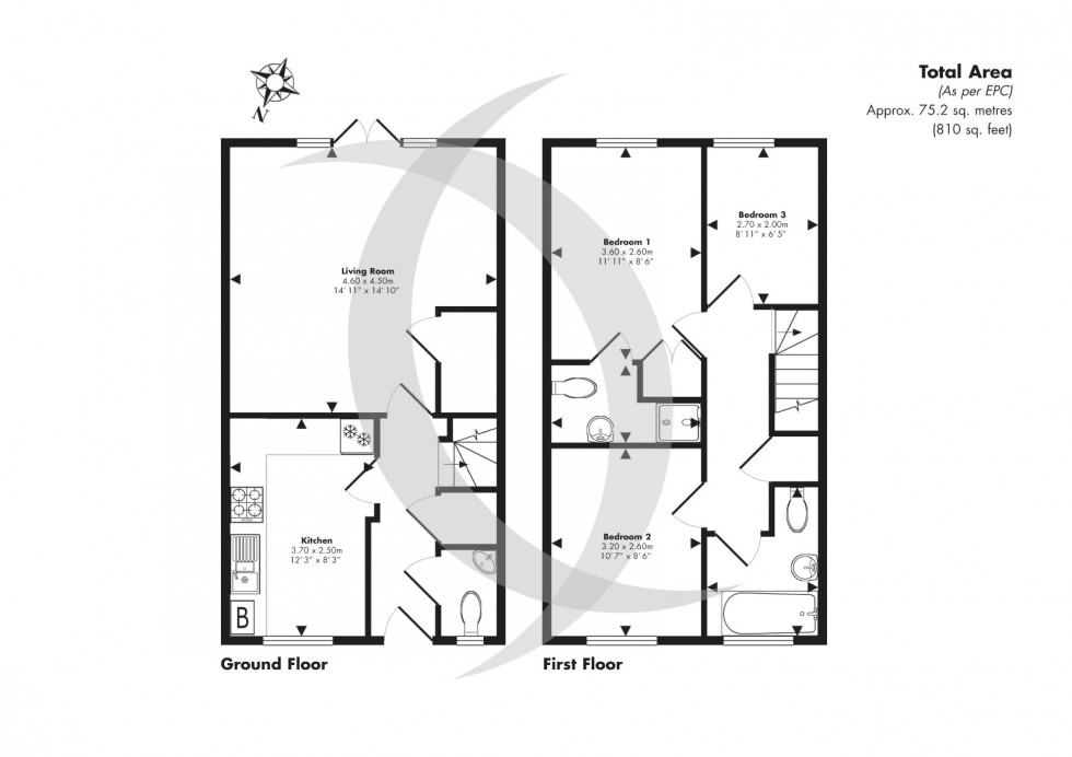 Floorplan for Sholden, Deal