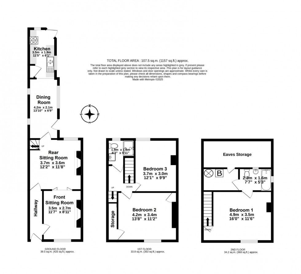 Floorplan for Deal, Kent