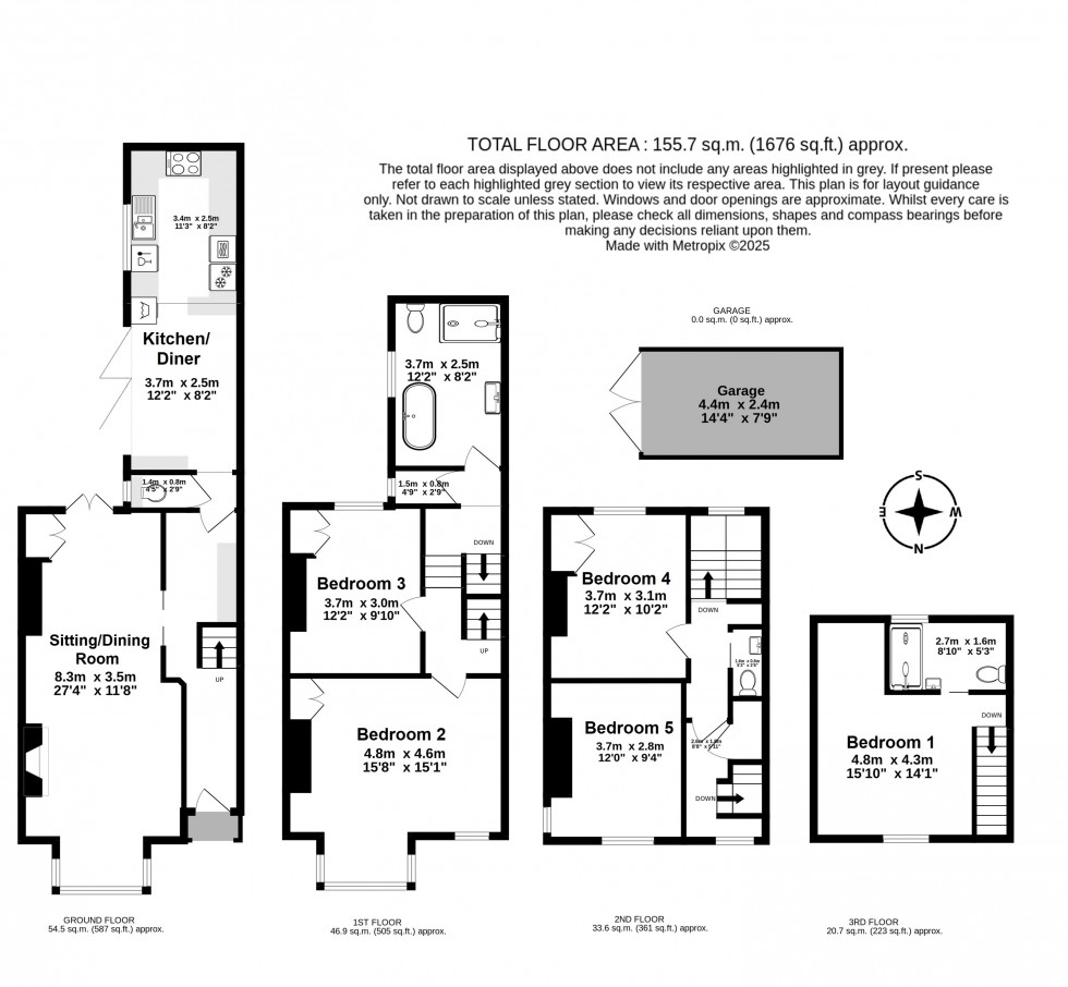 Floorplan for Deal, Kent