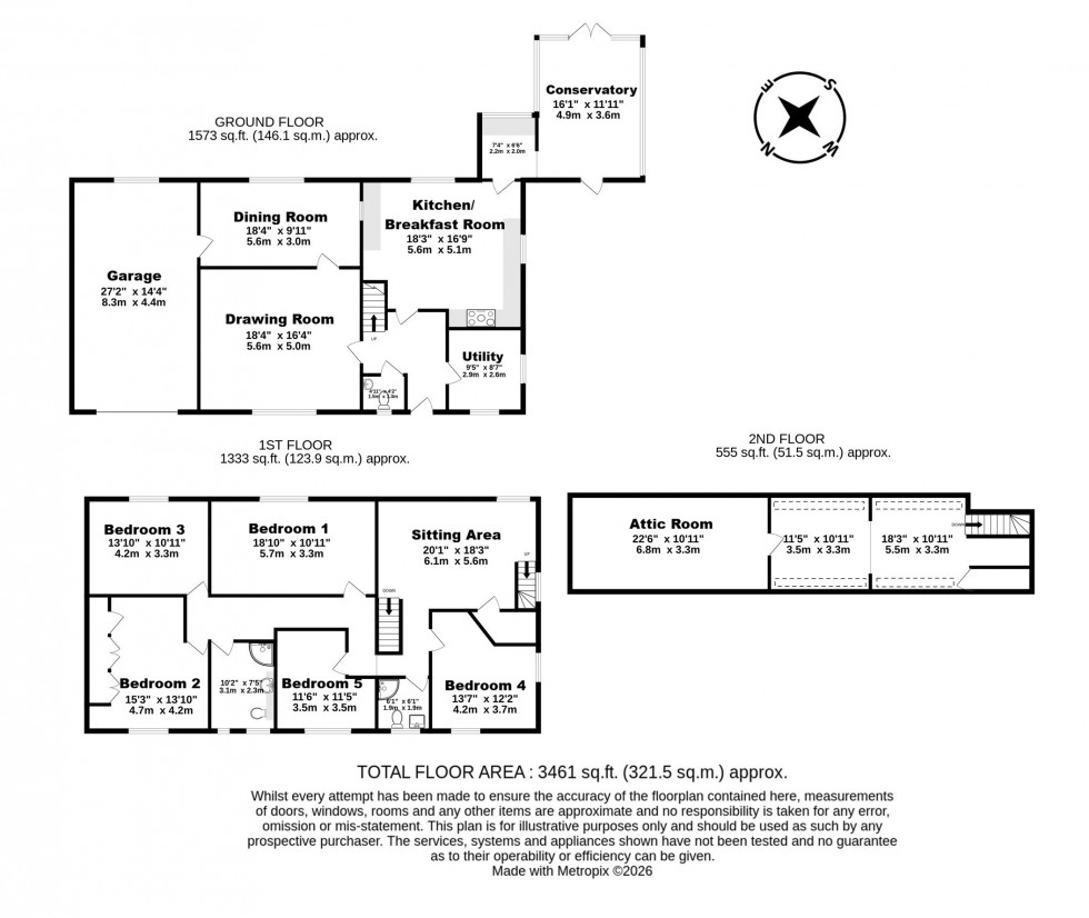 Floorplan for Sholden, Deal, Kent