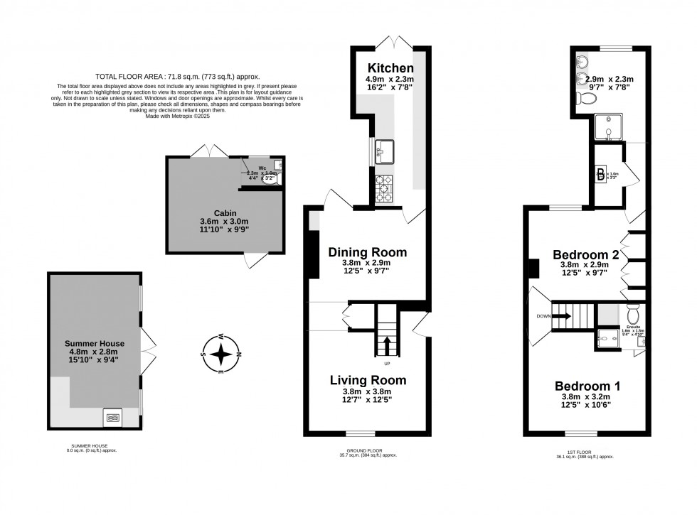 Floorplan for Deal, Kent
