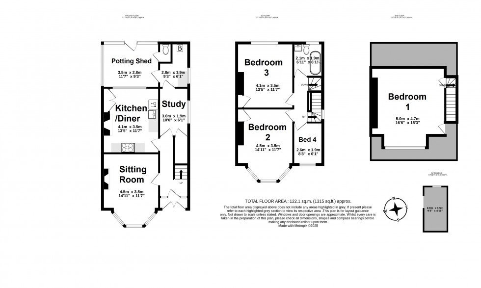 Floorplan for Deal, Kent