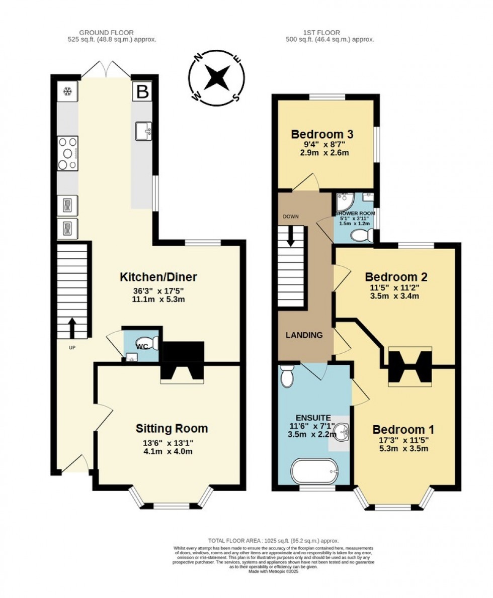 Floorplan for Deal, Kent