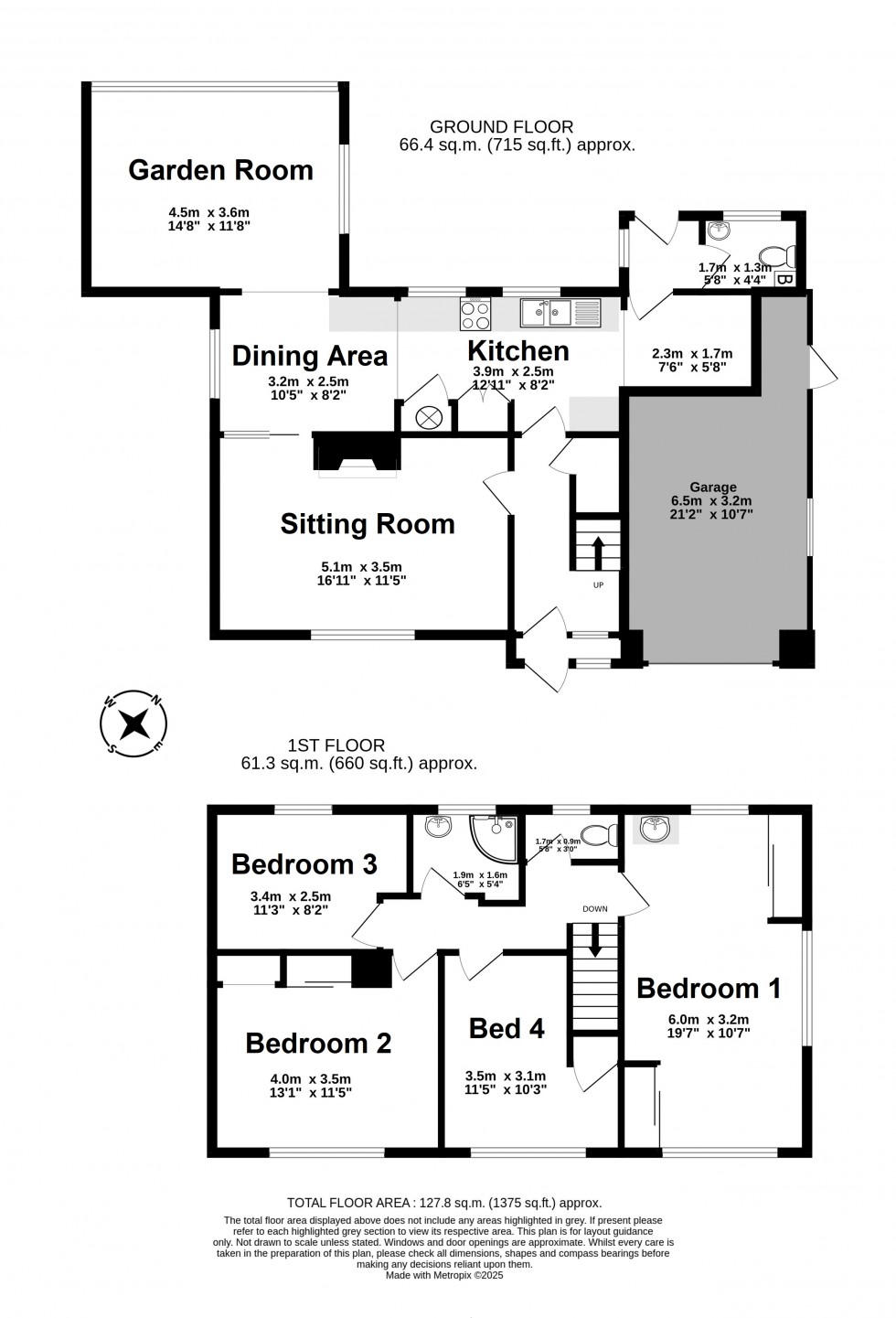 Floorplan for Walmer, Deal