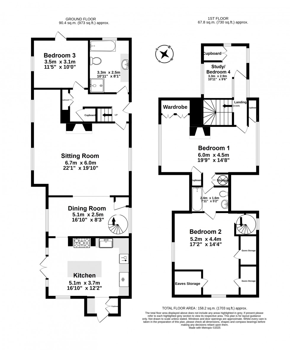 Floorplan for St Margarets Bay, Dover, Kent