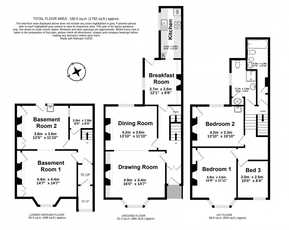 Floorplan for Walmer, Deal, Kent