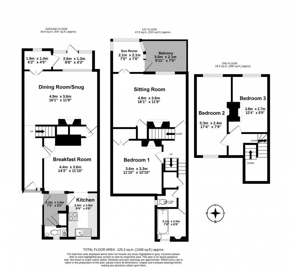 Floorplan for Deal, Kent