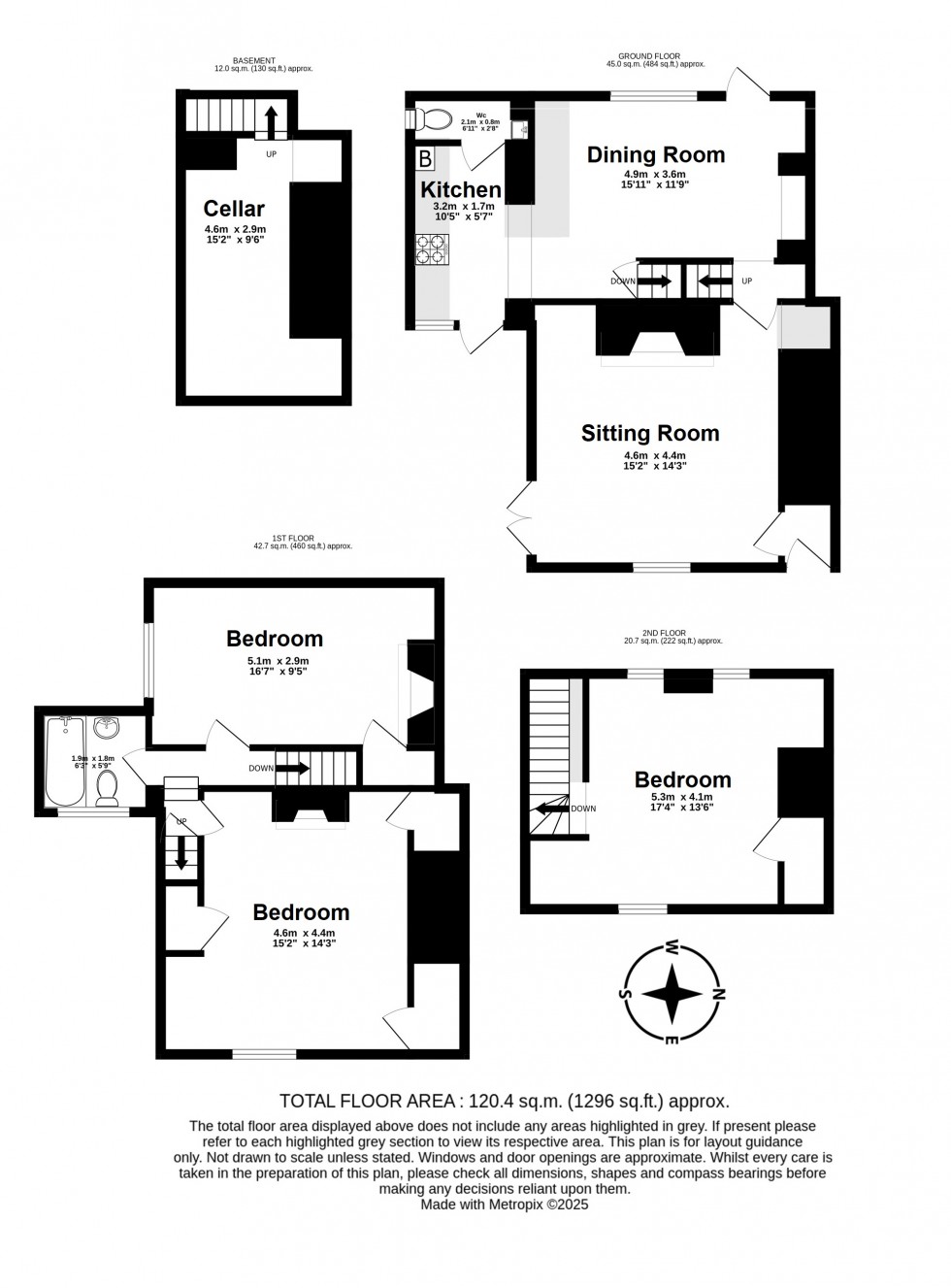 Floorplan for Deal, Kent