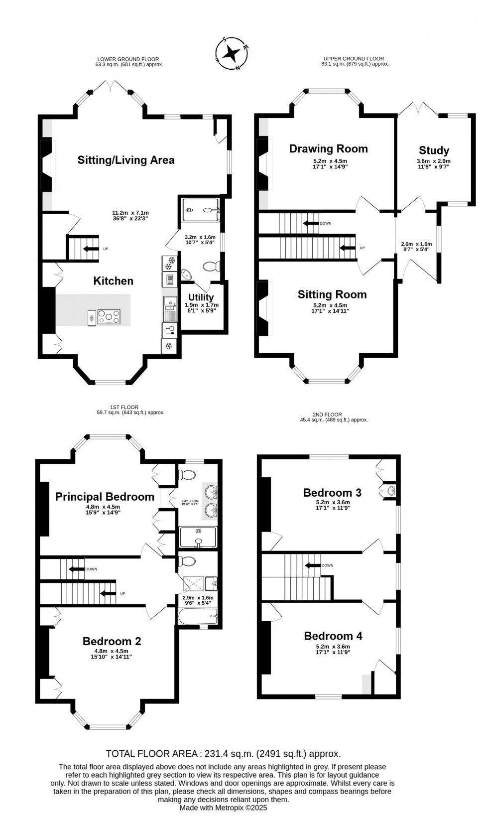 Floorplan for Walmer, Deal, Kent