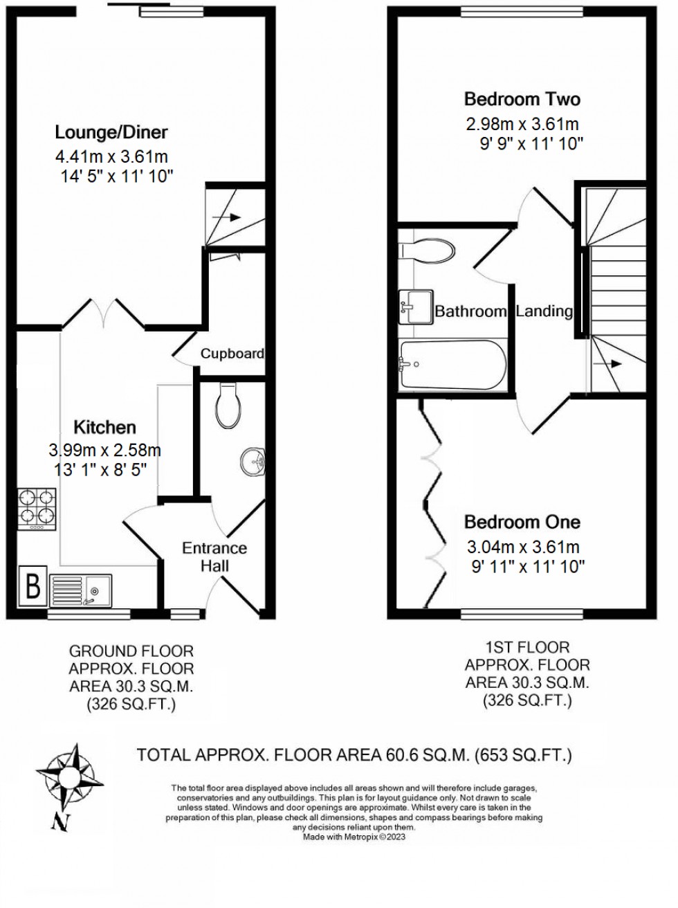 Floorplan for Deal, Kent