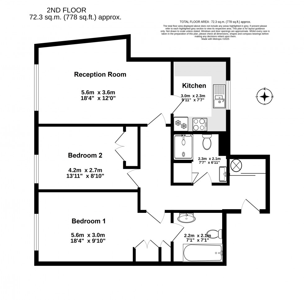 Floorplan for Ranelagh Road, Deal