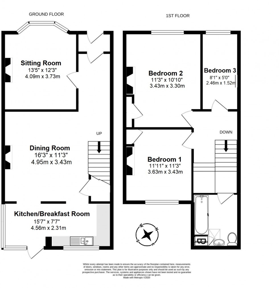 Floorplan for Deal, Kent