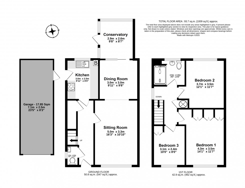 Floorplan for Deal, Kent