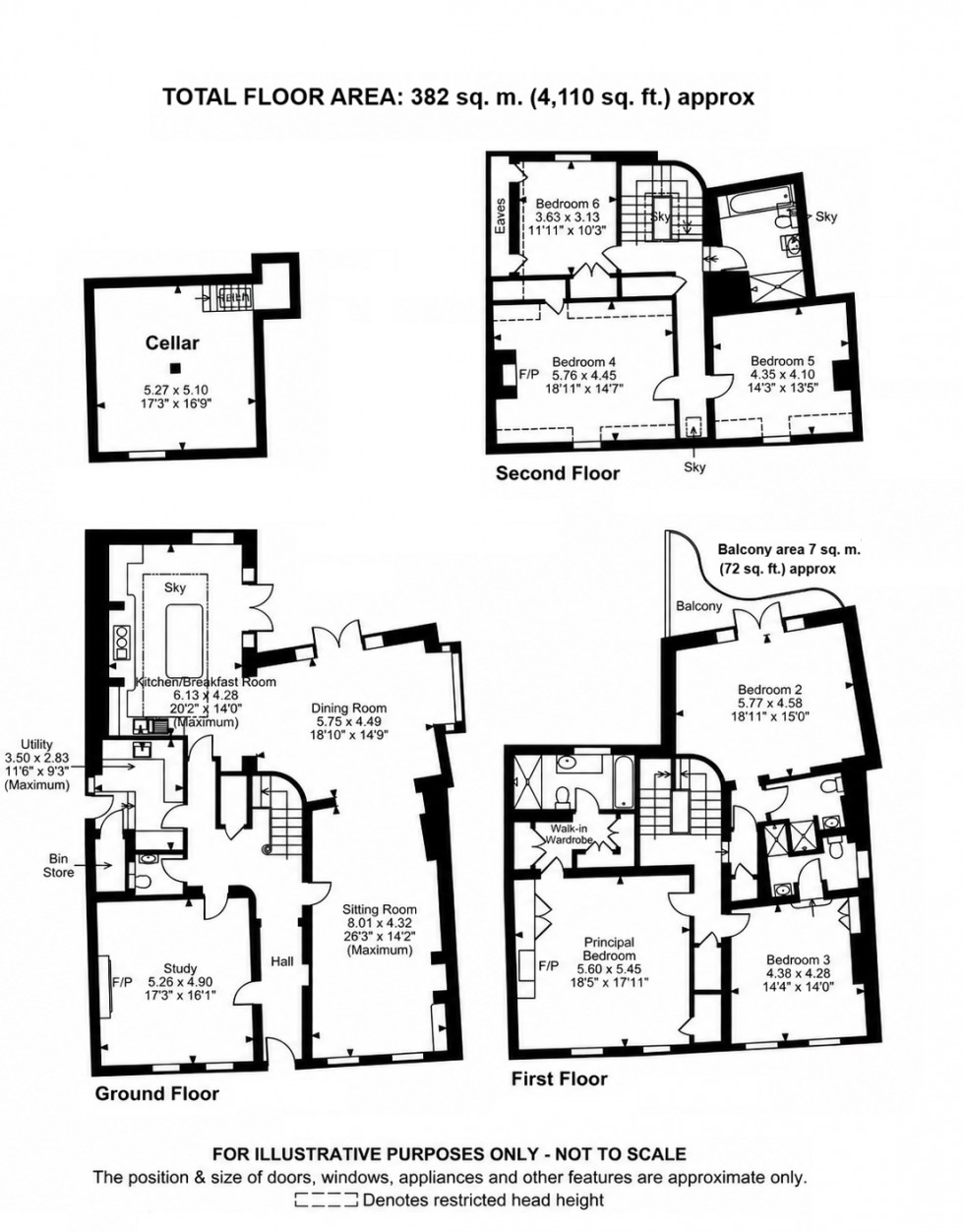 Floorplan for Middle Street, Deal