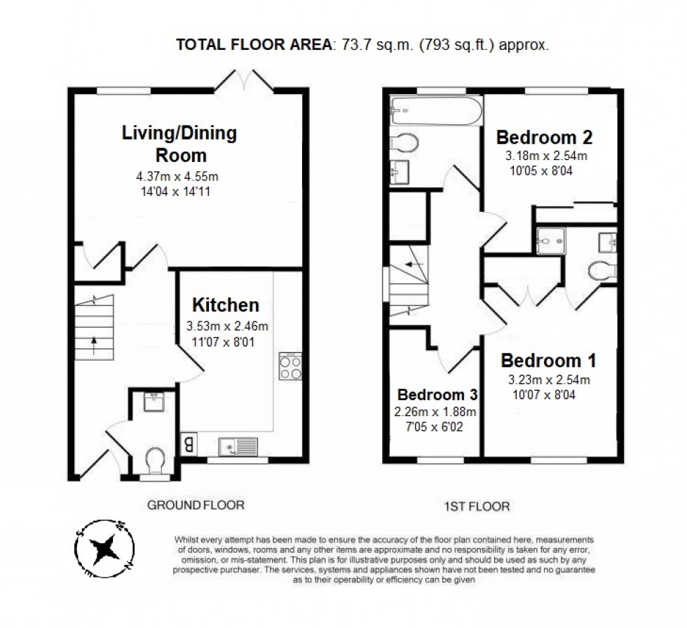 Floorplan for Deal, Kent