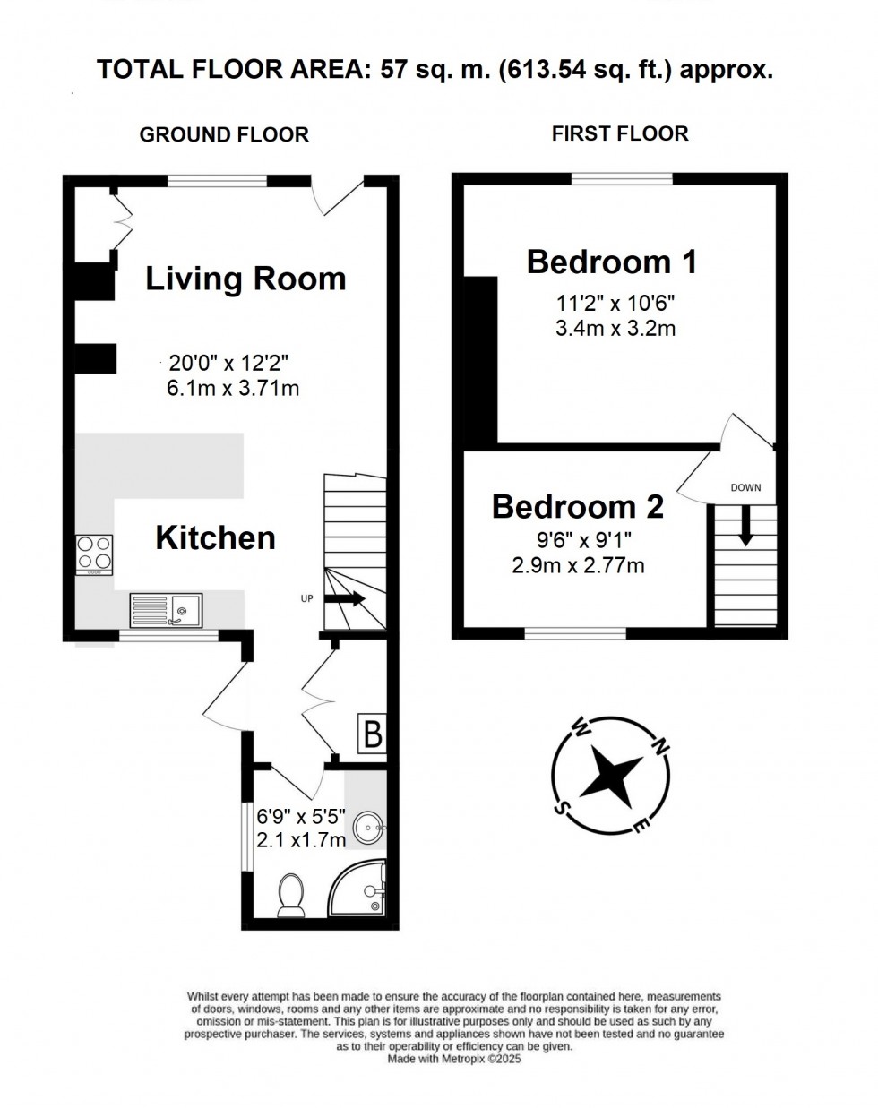 Floorplan for Deal, Kent