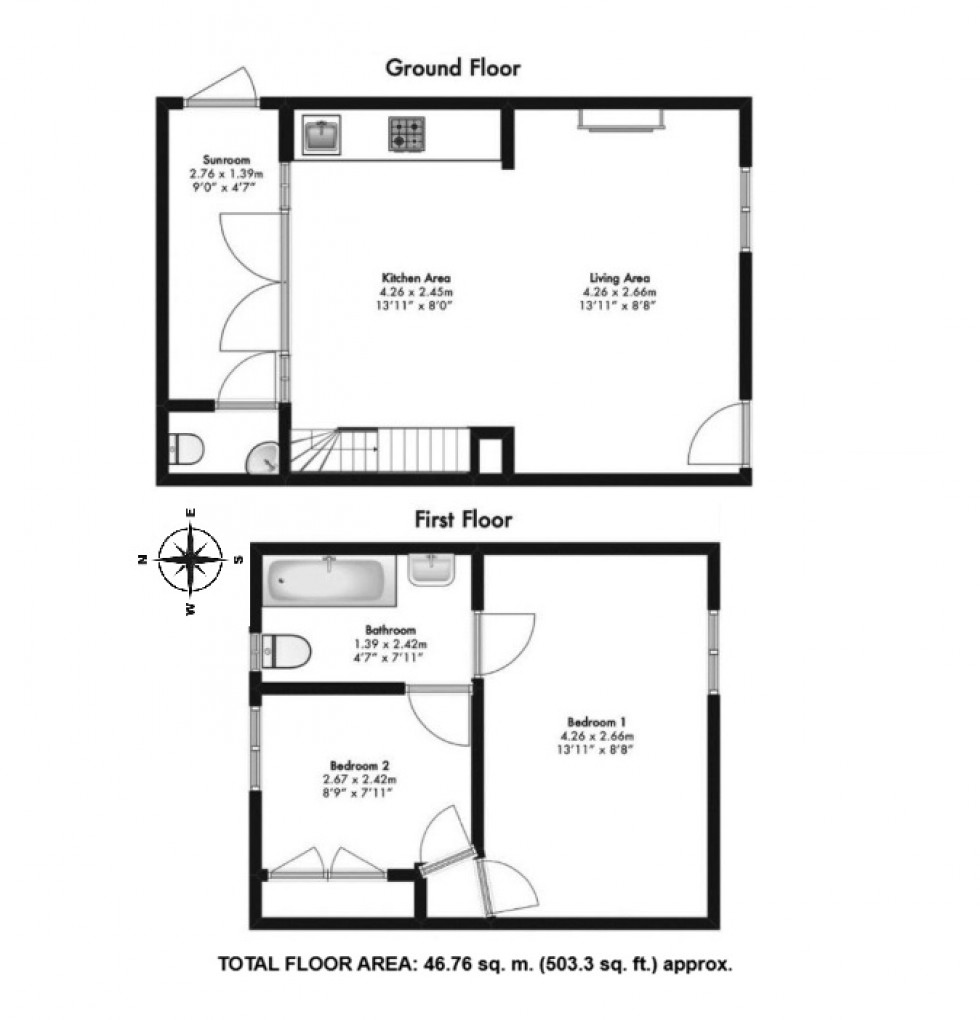 Floorplan for Deal, Kent