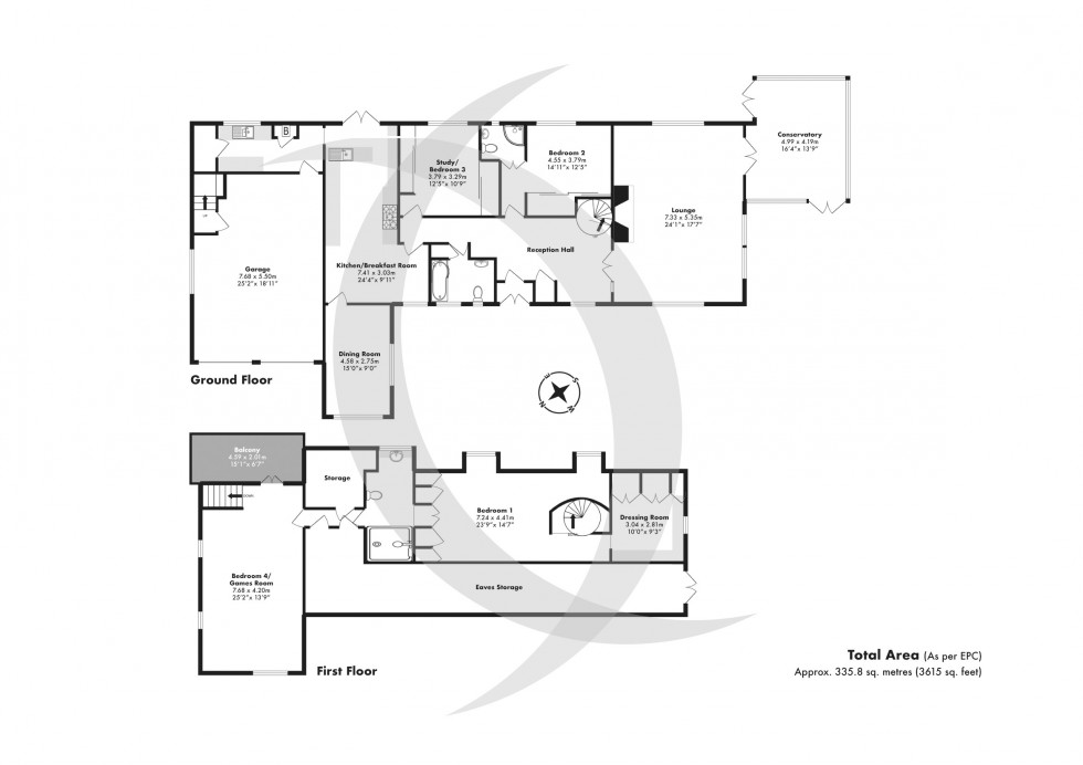 Floorplan for Ringwould, Deal, Kent