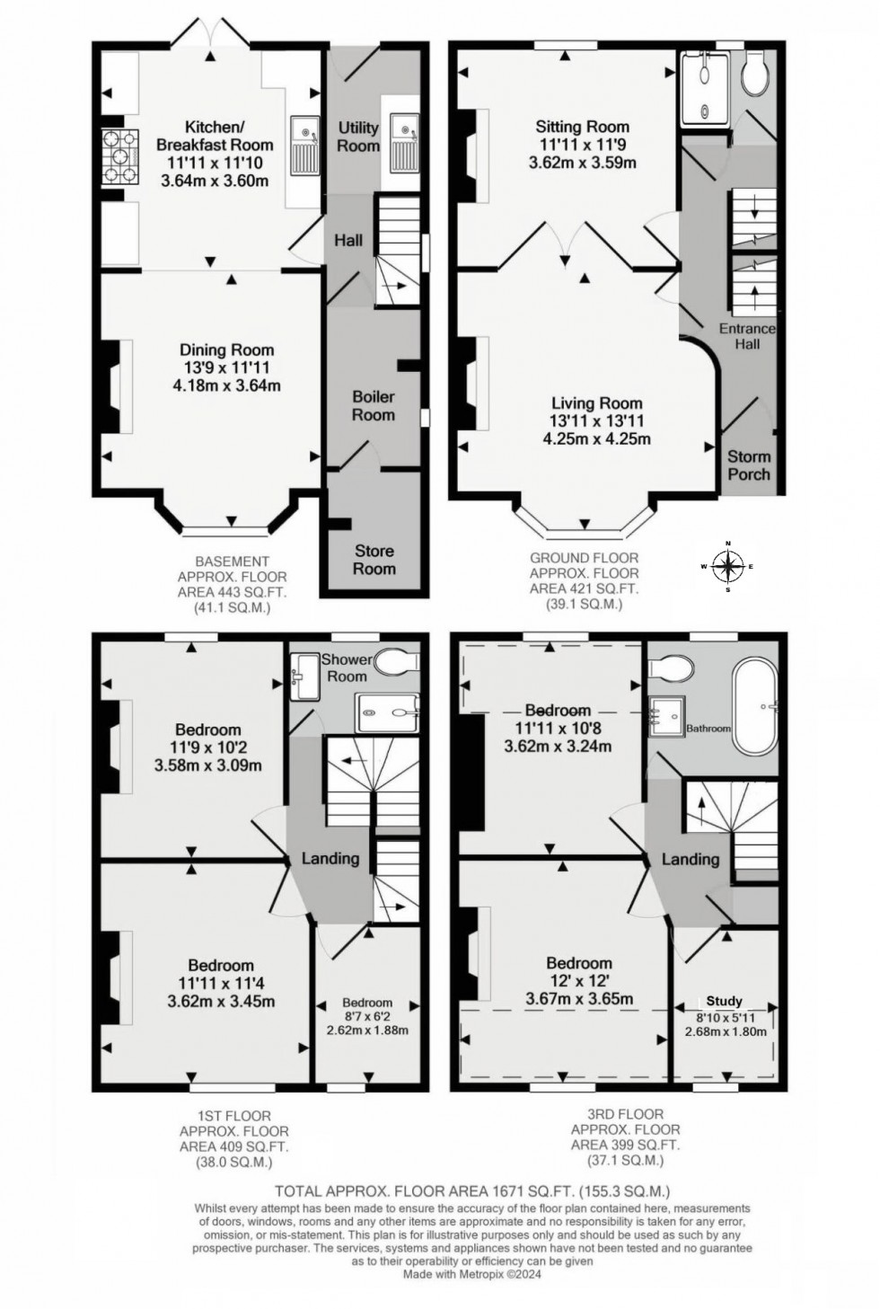 Floorplan for Broadstairs, Kent