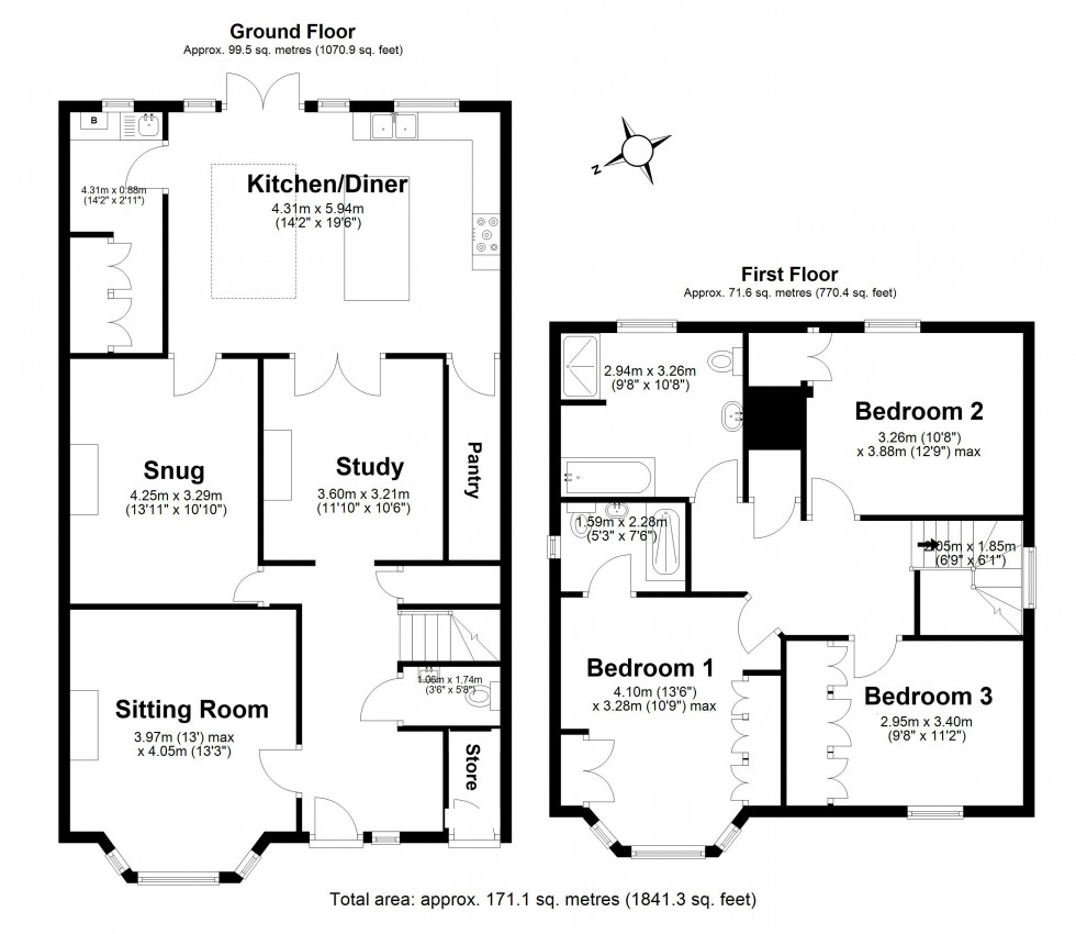 Floorplan for Deal, Kent
