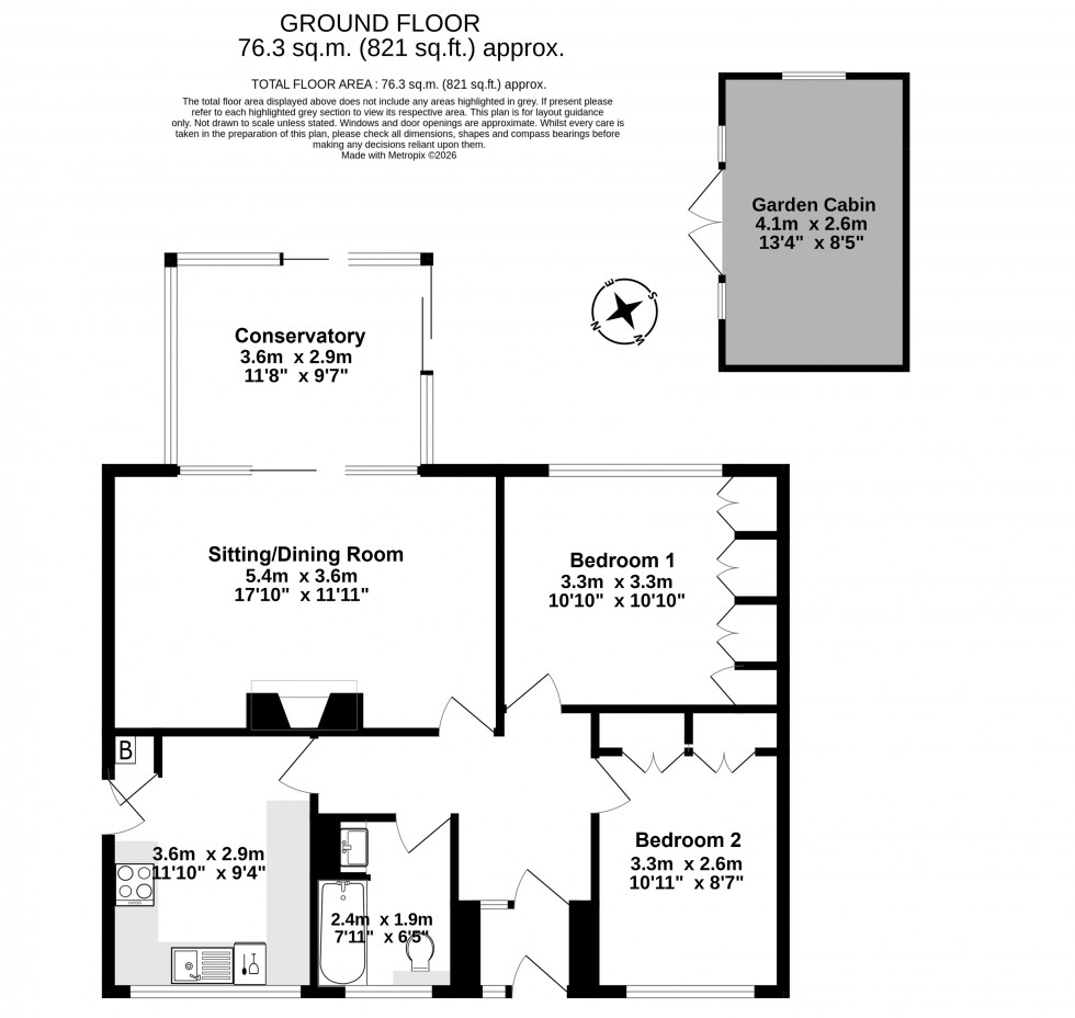 Floorplan for Walmer, Deal