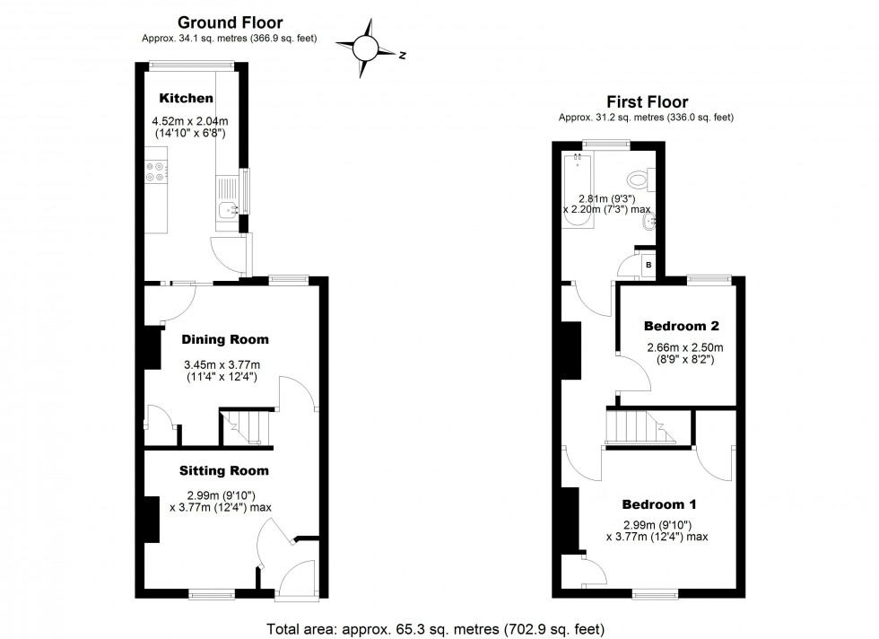 Floorplan for Deal, Kent