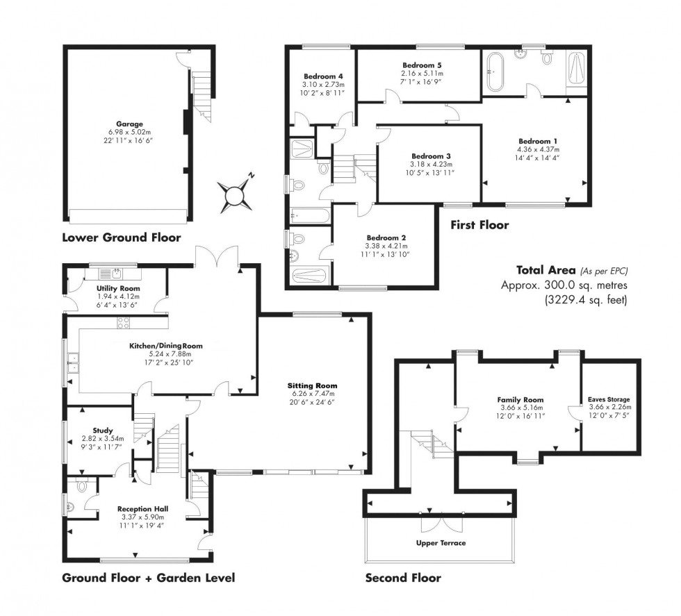 Floorplan for St Margarets Bay, Dover, Kent